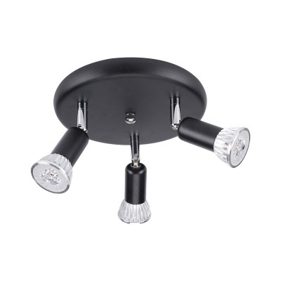 Ceiling Mounted Adjustable Retrofit 10w 15w 20w Round 1 2 3 4 Heads Gu10 Led Spotlights Fixture