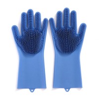 China Manufacturing Wholesale  Kitchen Cooking Food Rubber Magic Dishwashing Silicone Glove